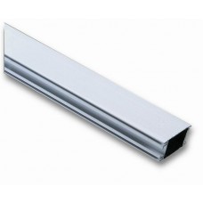 Tõkkepuu poom, alumiiniumist, valge 36 x 73 x 4250 mm